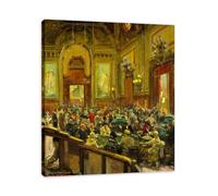 TNGHHSGA AprèS-Midi Portrait RéAliste Et ScèNes De Guerre De John Lavery - Art Irlandais Sur Toile Pour DéCoration Murale 20x24cm Encadrée