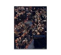 TNGHHSGA Discours à La Chambre Des RepréSentants Portrait Réaliste et Scènes de Guerre de John Lavery - Art Irlandais Classique sur Toile pour Décoration Murale 40x52cm Sans cadre
