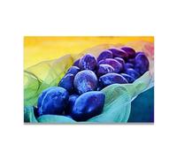 TNGHHSGA Haute saturation Fruit du Monde & Paysage Photo Naturel sur Toile - Art de Maison pour Salon et Salle à Manger 30x45cm Sans cadre