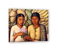 TNGHHSGA JarróN Azul Con FloresAlfredo Ramos Martínez : Peintre Mexicain-Français-Américain, Muraliste - Toile pour Décoration Maison 80x96cm Sans cadre