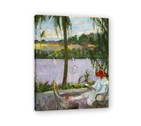 TNGHHSGA La Floride En Hiver Portrait RéAliste Et ScèNes De Guerre De John Lavery - Art Irlandais Sur Toile Pour DéCoration Murale 50x65cm Encadrée