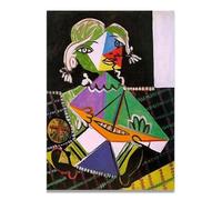 TNGHHSGA Maya Avec Un Bateau Pablo Picasso Cubisme Toile ImpriméE - Qualité Professionnelle Reproduction Art Moderne 80x112cm