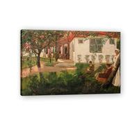 TNGHHSGA Sanatorium Du Corps Auxiliaire Portrait RéAliste Et ScèNes De Guerre De John Lavery - Art Irlandais Sur Toile Pour DéCoration Murale 70x105cm Encadrée