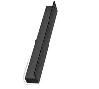 TNGYTY Déversoir de Cascade en Acier Inoxydable (1 pièce) for bassins extérieurs - Kit de Sortie de Fontaine en Cascade Personnalisable avec Tube de raccordement(Black,16ft)