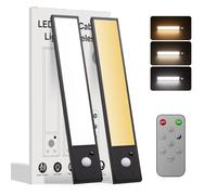 Tnight 2 Pack Reglette Led Rechargeable Usb,20cm 40Leds 1200mAh Lampe LED Cuisine Sous Meuble Sans Fi Dimmable Cuisine Lampe Detecteur de Mouvement Interieur pour Télécommandé,Barre éclairage