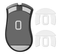 TNJPSEK Lot de 2 autocollants essentiels pour pieds de souris de jeu filaires, patins en verre, autocollants de rechange pour un contrôle fluide et une précision sur n'importe quelle surface de jeu