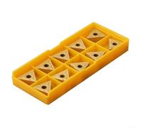 TNMG160404 MA Lot de 10 inserts en carbure pour tour CNC Outils de tournage et d'alésage Semi-finition Haute adhérence et longue durée de vie Applications d'usinage industriel
