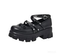 TNMIUH Escarpins Mary Jane Plateforme à Clous Chaussures Goth Punk Femme