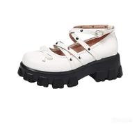TNMIUH Escarpins Mary Jane Plateforme à Clous Chaussures Goth Punk Femme