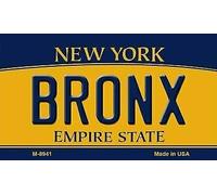 TNND Plaque d'immatriculation de l'État de New York Bronx 15,2 x 30,5 cm