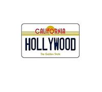 TNND Plaque d'immatriculation Hollywood California State License Plate 15,2 x 30,5 cm
