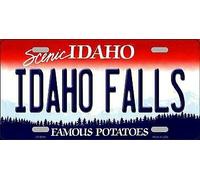 TNND Plaque d'immatriculation Idaho Falls Idaho Falls Idaho Falls Plaque d'immatriculation en métal 15 x 12 Pouces