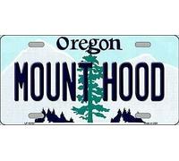 TNND Plaque d'immatriculation Mount Hood Oregon Metal Novelty 6 x 12 Pouces