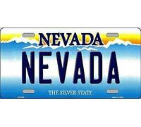 TNND Plaque d'immatriculation Nevada Nevada - Plaque d'immatriculation en métal - 6 x 12 Pouces