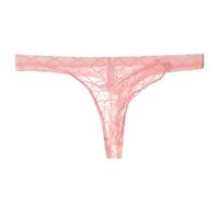 TNNRAO Hommes Slips en Dentelle Slips String avec Poche de Nez d’éléphant Culotte Sexy en Dentelle Maille Transparent Elephant Nose Slips Ultrathin Respirant sous-vêtements