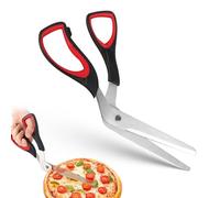 TNOMSNO Ciseaux à pizza, Ciseaux pizza Coupe Pizza Découpe Pizza Cutter en Acier Inoxydable, Ciseaux de Cuisine Multifonctionnels pour Couper les Pizzas, les Pâtes et les Tartes
