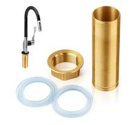 TNOMSNO Kit de Réparation de Robinet, Tuyau Fileté d'Extension Wasserhahn Verlängerte Hohe 1 Robinet Mitigeur Kit D'accessoires de Fixation Filetés en Laiton pour Réparation de Robinet