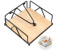 TNOMSNO Porte Serviette Papier, Imperméable, Antirouille et avec Barre Lestée Porte Serviette de Table, Distributeur Serviette Papier Table pour Table à Manger, Salon, Pique-Nique, Bars et Hôtels