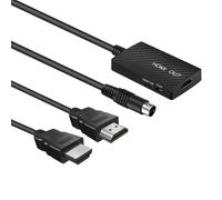 TNP Câble adaptateur convertisseur HDMI pour Sega Genesis Compatible avec Sega CD, CDX, 32X, Nomad, Mega Drive 2, console Master System originale pour téléviseurs HD, moniteurs et projecteurs