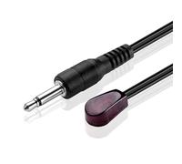 TNP Cable d'extension pour metteur IR (3,0 m) - Tte unique, prise 3,5 mm - metteur infrarouge rouge Blink Eye compatible avec kit rpteur/extendeur IR, Xbox One