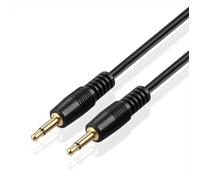 TNP Câble Jack Mono 3,5 mm, Câble Audio TS mâle mâle - 1m, Câble Casque Audio, adapteur pour Port Mini Jack, connecteur plaqu[L1149]