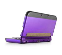 TNP Coque de Protection Compatible avec Nintendo 3DS XL LL 2015, Violet - Plastique + Aluminium Coque de Protection intégrale Rigide à Clipser - Design modifié sans charnière