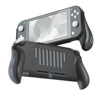 TNP Coque de protection pour Nintendo Switch Lite en plastique, avec grip ergonomique, les accessoires pour Switch jeux et Console Nintendo Switch Lite, Noir