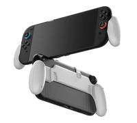 TNP Coque pour Nintendo Switch 2 2025 - Poignée ergonomique fine, légère et confortable, compatible avec Nintendo Switch/OLED, blanc