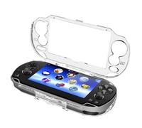 TNP Coque rigide transparente pour PSVita 1000 Sony PSV 1000, coque transparente pour PSVita PCH 1000, protection à clipser avec écran transparent