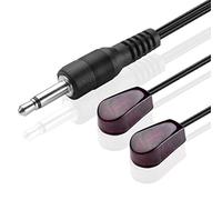 TNP émetteur infrarouge Extender câble d'extension (3 m) - Jack 3,5 mm transmetteur infrarouge Blaster Blink œil Fil Cordon 2 IR Eye Emitter