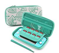 TNP Étui de protection pour Nintendo Switch Lite d'edition Animal Crossing: New Horizon, housse de rangement et transport, pochette et coque en EVA, accessoire pour Switch lite, Feuille