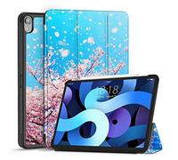 TNP Étui pour iPad Air 4ème génération 10.9" Sortie 2020 A2324 A2072 A2316 A2325-Étui Mince de Protection Sommeil et réveil Automatique Compatible avec iPad Air 4 génération 10.9" (Fleur de Cerisier)