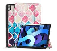 TNP Étui pour iPad Air 4ème génération 10.9" Sortie 2020 A2324 A2072 A2316 A2325-Étui Mince de Protection Sommeil et réveil Automatique Compatible avec iPad Air 4 génération 10.9" (Marocain Pastel)