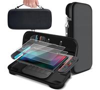 TNP for Nintendo Switch 2 Carrying Case 2025 - Hard Shell EVA Travel Switch 2 Case with 10 Game Card Slots, Screen Protective Cover, Accessories Storage Bag, Dual-Layer, Black