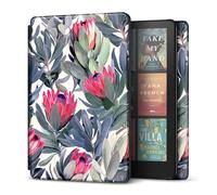 TNP Housse pour Kindle Paperwhite 12e génération 2024 / Kindle Colorsoft Signature Edition - Étui de Protection Folio en Cuir PU 7" pour Kindle Paperwhite Kids avec Fonction Veille/Veille