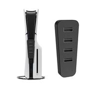 TNP Hub USB 4 ports pour PS5 Slim Edition - Adaptateur USB 2.0 haute vitesse pour PlayStation 5 Slim uniquement, noir
