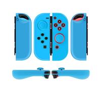 TNP Joy-con Grip Gel gardes avec caches Grips de pouce pour Nintendo Switch ? Couvertures de Coque de protection antidérapante ergonomique Design léger Joy con Comfort Grip Skin pour manette