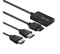 TNP N64 Adaptateur HDMI pour Gamecube Adaptateur HDMI Convertisseur Link Cable Compatible avec Nintendo N64, SNES et SFC Consoles de jeux pour TV HD, moniteurs et projecteurs