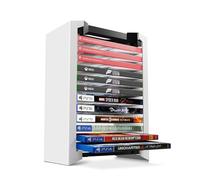 TNP Tour de rangement pour jeux vidéo (12 CD/Blu-ray) Support universel pour DVD PS5 Playstation 4 Nintendo Switch Xbox Films
