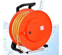 TNPLKIUYT Compteur de niveau d'eau 20-600m avec sonde et ruban adhésif for tuyaux de réservoirs de puits(25mm,30m)