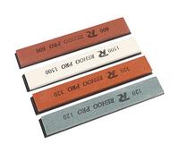 TNPLKIUYT Ensemble de pierres à aiguiser les couteaux, grain 120 320 600 1500, for ciseaux de cuisine, ciseaux, Axes, 4 pièces