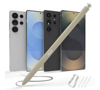 TNRV Stylet de rechange pour Samsung Galaxy S25 Ultra, niveau de pression 4096, écriture facile, sans Bluetooth (doré)