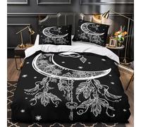 TNSGHAVED Mont Saint-Michel Parure de Lit Imprimé en 3D Douce Confortable Léger Housse de Couette Microfibre Hypoallergique Fermeture Éclair Résistante for Fille King（220x240cm）