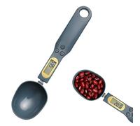 TNSLAND Balance de cuillère Balance de cuillère numérique de mesure précise mesurable 500 g/0,1 g avec affichage LED Cuillère à mesurer numérique multifonction Cuillère doseuse numérique Donne 7