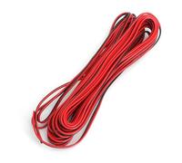 TNSLAND Fil électrique 12v 10 Mètres 22AWG, Cable 12v, Câble électrique à 2 Conducteurs Noir et Rouge, Câble LED, Câble à 2 Conducteurs pour Projets DIY avec Bandes LED et Câblage électronique