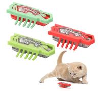 TNSLAND Jouet électrique pour Chats 3 pièces, Jouet interactif pour Chats Souris Jouet pour Kitten, en Forme d'insecte Cafard Jeu pour Chiens et Emploi