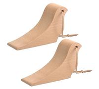 TNSLAND Lot de 2 cales de porte antidérapantes en forme d'oiseau avec cordon pour toutes les portes