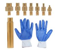 TNSLAND Lot de 8 embouts de fer à souder pour inserts filetés M2 M2.5 M3 M4 M5 M6 M8, Pointes Filets Rapportés pour composants d'imprimante 3D en plastique et projets de bricolage