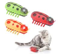 TNSLAND Mini Jouet Électrique pour Chat - 3 Pièces Souris Cafard, Jeu Amusant d'Insectes Interactif pour Chien et Kitten