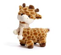 TNSLAND Peluche Girafe avec Écharpe Douce et Cuddly, Girafe Peluche Jouet de Poupée, Cadeau d'anniversaire 30cm